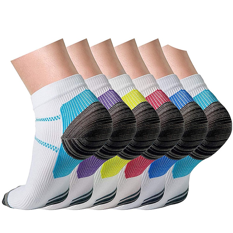 Compression Socks Plantar Fasciitis for Men Women, Circulation 10-15 mmHg Best Support for Athletic Running Nurses Hiking