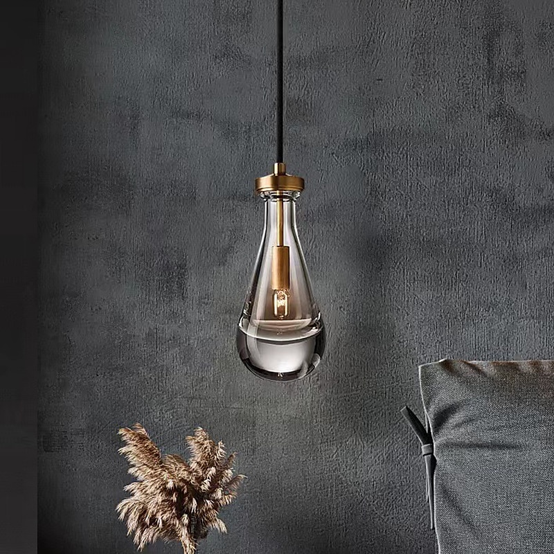 LED Pendant Lights Galss Design 12" Kitchen Island Lighting Modern Farmhouse Foyer Entryway Light Fixtures Ceiling Hanging Globe Over Table Cord Adjustable 1PCS 110-240V3