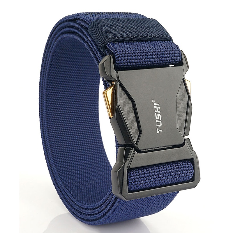 Men's Belt Tactical Belt Nylon Web Work Belt Black Royal Blue Nylon Military Army Plain Daily Wear Going out Weekend4