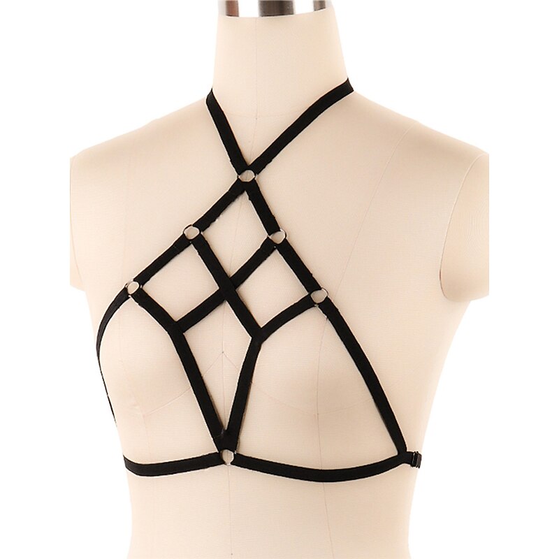 Women's Sexy Bodies Pure Color Lovers Hot Home Valentine's Day Bed Breathable Backless Hole Summer Spring Home Outfits3