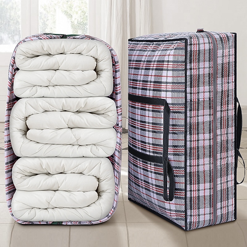 Moving Bag Woven Bag Wholesale Thickened Luggage Packing Bag Super Large Capacity Waterproof Quilt Portable Storage Bag2