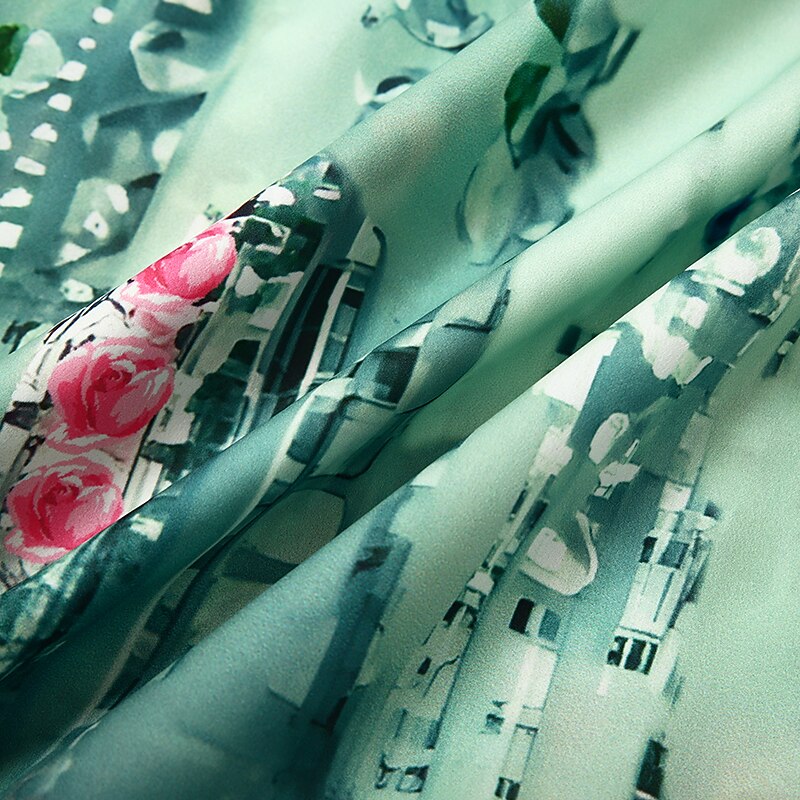 Women's Midi Dress Tank Dress Floral Graphic Ruched Pocket Crew Neck Daily Vacation Sleeveless Summer Spring4