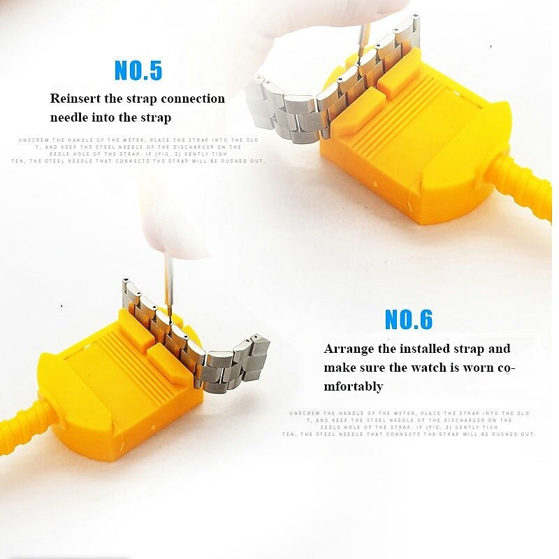 Watch Link Removal Tool Kit Watch Band Tool Strap Chain Pin Remover Repair Tool Kit For Watch Band Strap Adjustment4