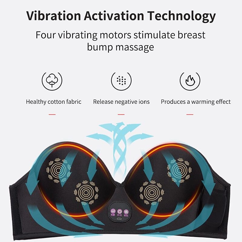 Electric Breast Massage Bra Infrared Heating Chest Enlargement Stimulator Enhancer Massager The Circulation Relieve Breasts4