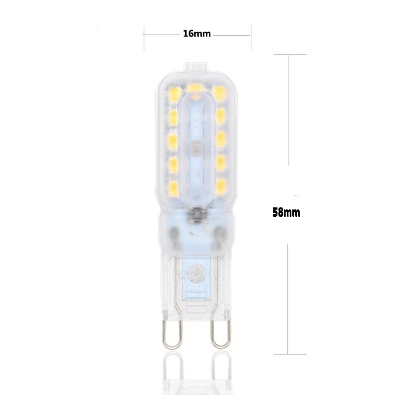 G9 LED Bi-pin Lights 6W 450-550lm 22 LED Beads SMD 2835 T Bulb Shape Dimmable Warm White Cold White 220-240V 110-130V RoHS for Chandeliers Accent Lights Under Cabinet Puck Light4