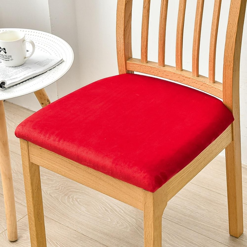 Dining Chair Cover Stretch Chair Seat Slipcover Elastic Chair Protector For Dinning Party Hotel Wedding Soft Removable Washable4