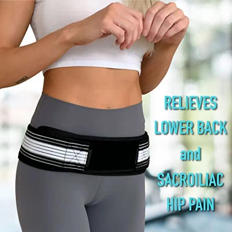 Sacroiliac SI Joint Hip Belt, Breathable Low Back Support For Men And Women, Hip Braces Pelvic Support Belt For Sciatica Pelvis Lumbar Pain Relief2