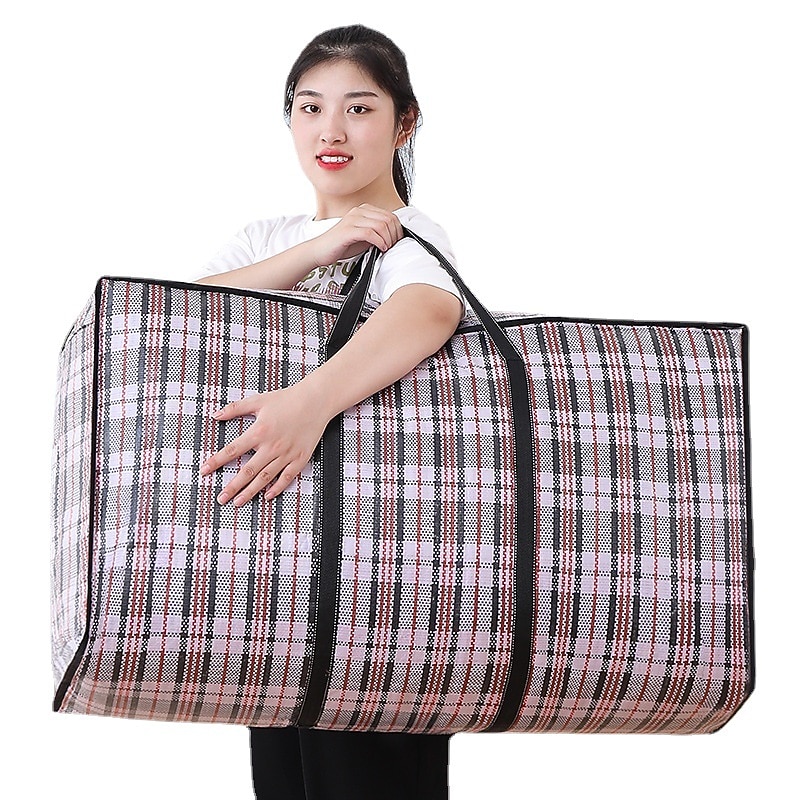 Moving Bag Woven Bag Wholesale Thickened Luggage Packing Bag Super Large Capacity Waterproof Quilt Portable Storage Bag4
