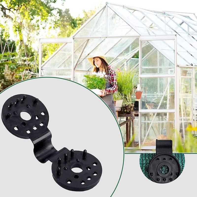 20pcs Shade Cloth Heavy Duty Lock Grip, New Shade Cloth Plastic Clips Greenhouse Shade Cloth Fix Clamp, Windproof Awning Clamp Grip Tarp Clips4