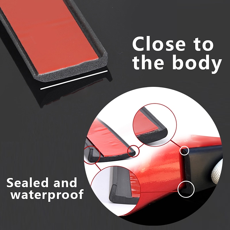 StarFire Wheel Arch Covers Extensions Universal Rubber Fender Flares Lip Wheel-arch Trim Fender Eyebrow Protector Scratch Proof Rubber2