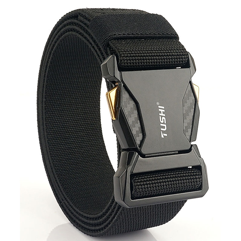 Men's Belt Tactical Belt Nylon Web Work Belt Black Royal Blue Nylon Military Army Plain Daily Wear Going out Weekend