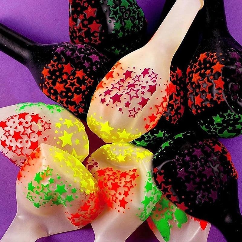 10pcs Glow in the Dark Balloon 12inch 30cm Carnival Party Decoration Transparent Fluorescent Wave Dot Candy Color Dot Wedding Party Decoration2