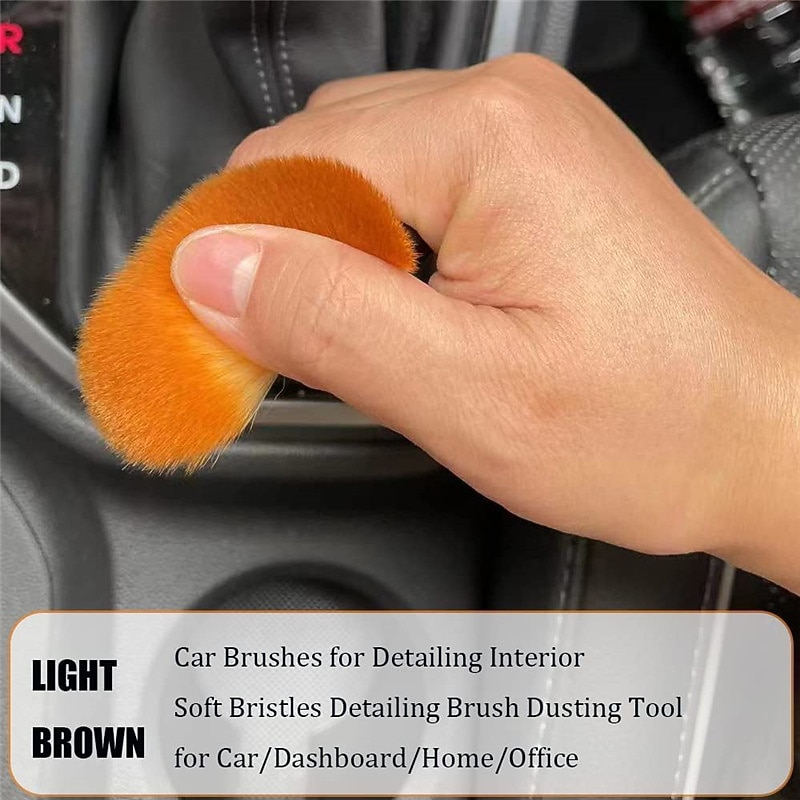 Car Interior Cleaning Tool Air Conditioner Air Outlet Cleaning Brush Car Brush Car Crevice Dust Removal Artifact Brush3