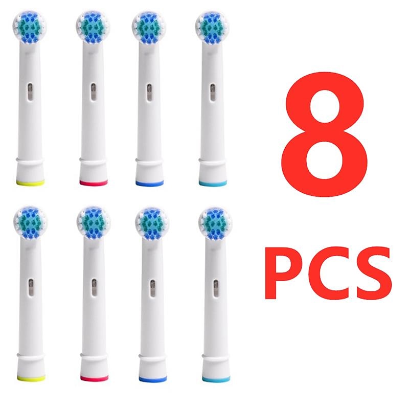 Whitening Electric Toothbrush Replacement Brush Heads Refill For Oral B Toothbrush Heads Wholesale 8Pcs Toothbrush Head