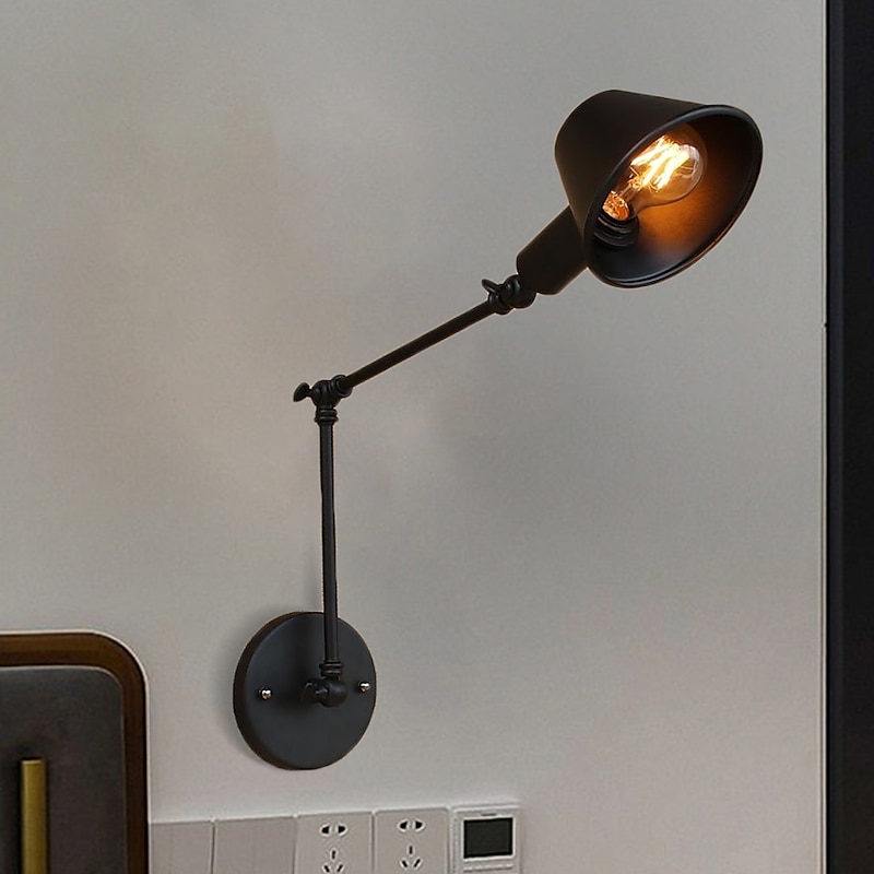 Country Retro / Decorative Swing Arm Lights Metal Wall Light Industrial 110-120V / 220-240V LED 6W / E26 / E272