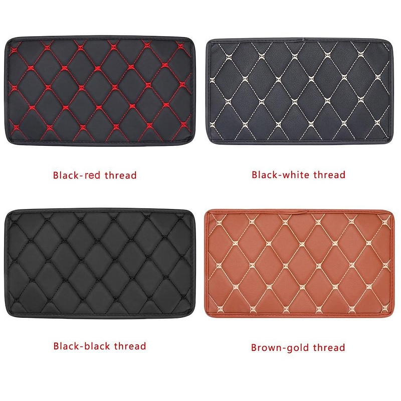 Car Universal Centre armrest Mat Interior Armrests Storage Box Protector Auto Armrest Cushion Cover Waterproof Pad4