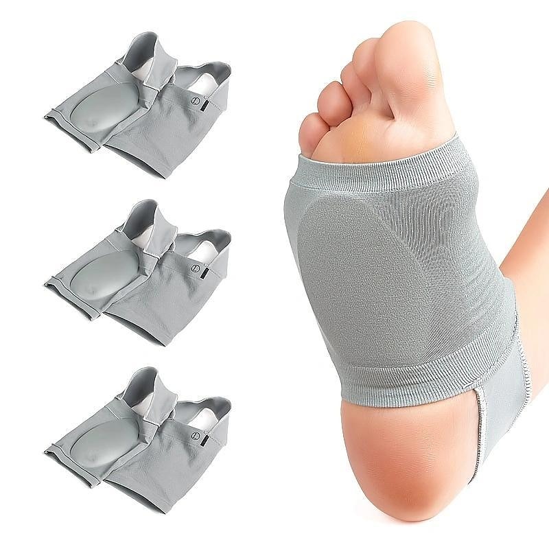 1 Pair Arch Support Compression Foot Sleeves with Gel Pad – Pain Relief Socks for Plantar Fasciitis, Flat Feet, and Foot Pain Recovery for Men & Women