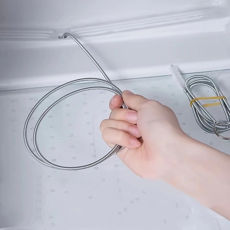 Refrigerator Dredge Drain Hole Dredge Refrigerator Room Outlet Pipe Blockage Ice Cleaning Dredge3