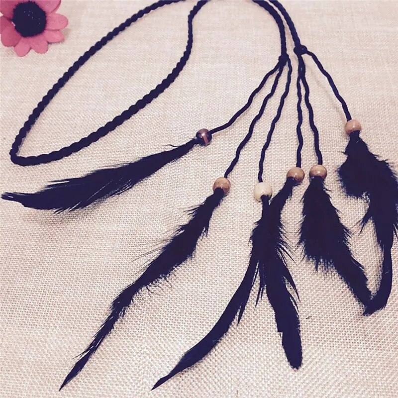 Gorgeous Boho Feather Dreamcatcher Headband - A Must-Have Hair Accessory for the Stylish Woman!4