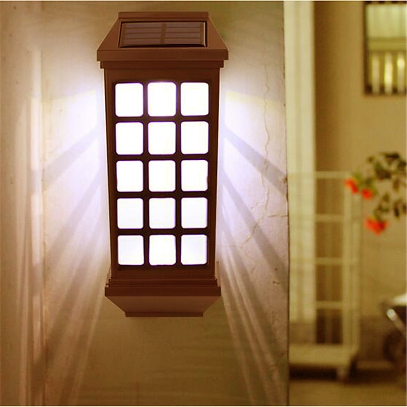 LED Solar Light outdoor Solar Lamp Garden Wall Lamp Villa Lamp Waterproof Fence Stairs Lamp For Garden Decoration