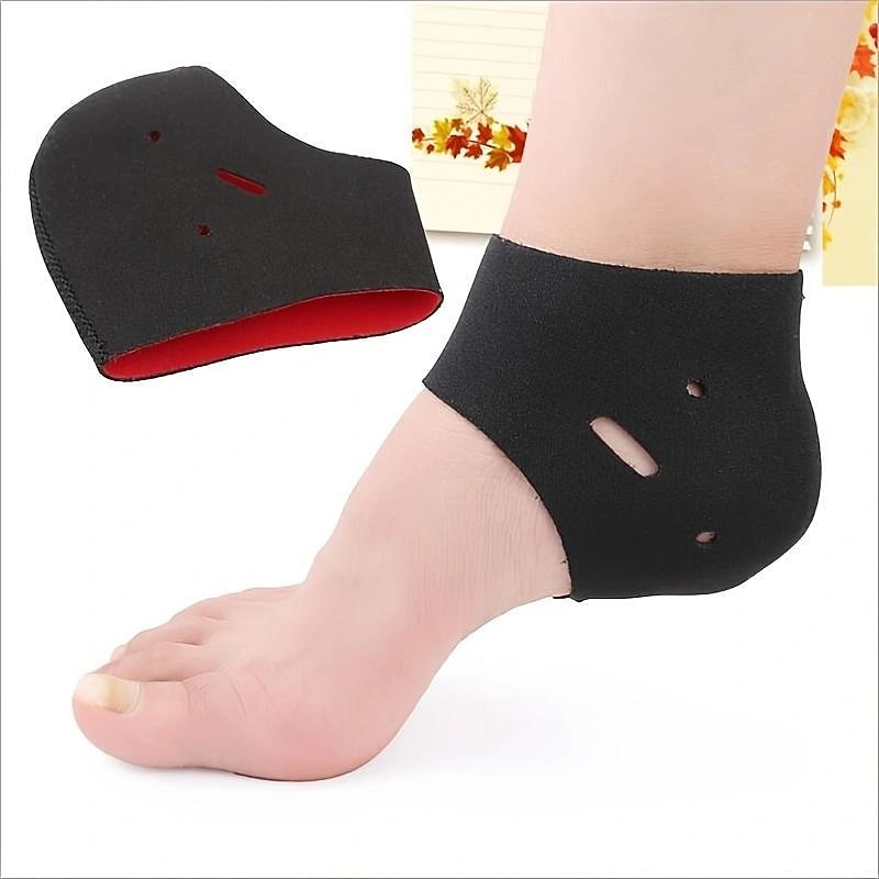 2pcs Adjustable Heel Protection Socks for Pain Relief - Breathable Pads for Men and Women, Perfect for Plantar Fasciitis, Heel Spur, and Foot Recovery Support4