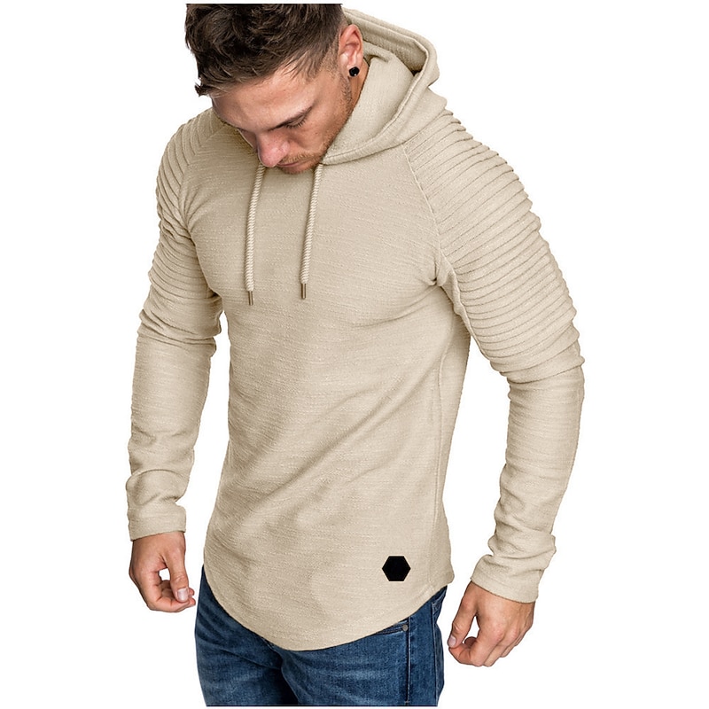 Men's Hoodie ArmyGreen Black khaki Gray White Solid Color Cool Winter Clothing Apparel Hoodies Sweatshirts  Long Sleeve3