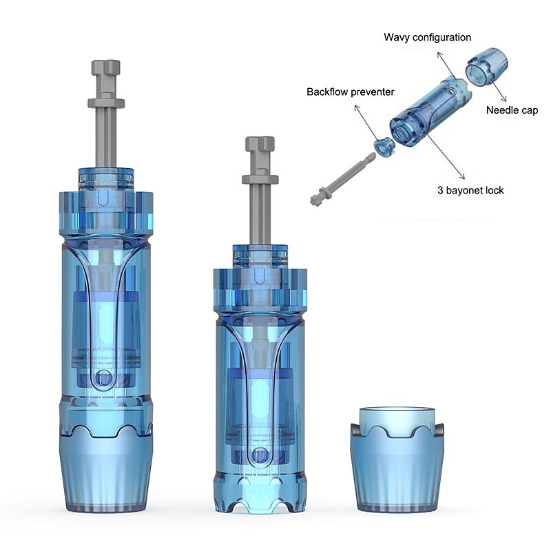 10pcs/box Dr Pen A9 M8S Needle Cartridges 18pin 36pin 42pin Round Nano Silicone Nano4