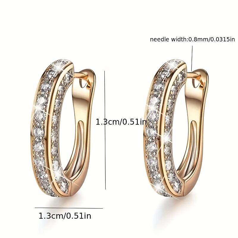 Women's Hoop Earrings Tropical Happy Earrings Jewelry For Party Prom Club4