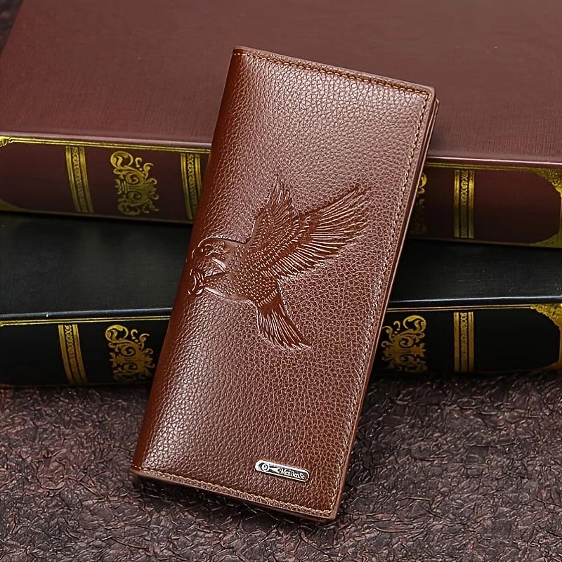 Fathers Day Gifts for Dad New Men Long Wallet Fashionable Men Magnetic Buckle Bag Large Capacity Multi Card Slot Wallet3