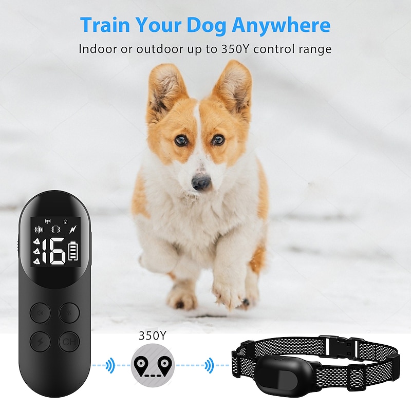 Dog Training Clickers Wireless Kits Adjustable Size Dog Waterproof Trainer Safety Nylon ABS+PC Clickers Behaviour Aids Obedience Training For Pets