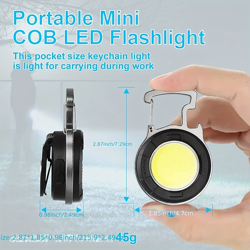 Mini LED Light Up Small Flashlight Keychain Lightfor Outdoor Emergency Lighting Portable Flashlight2