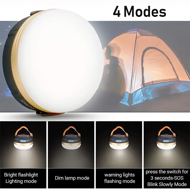 Outdoor LED Camping Lights USB Rechargeable Emergency Lights Magnet Adsorption Hanging Lights Lighting Waterproof Lights Camping Lights2