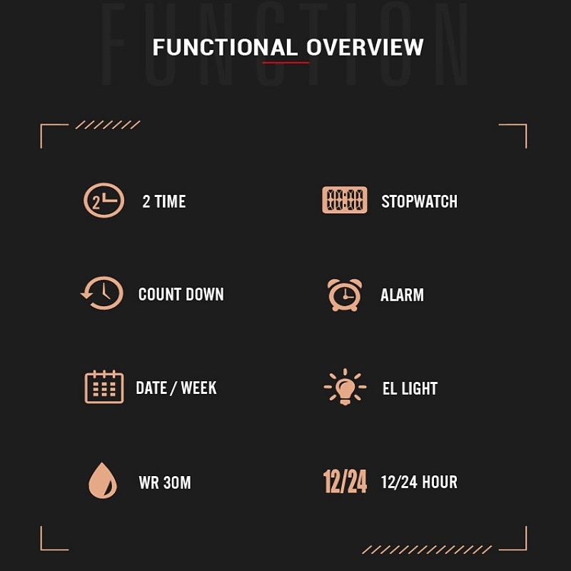 SKMEI Men Digital Watch 3ATM Waterproof Luxury Business Men Watch Back Light Stopwatch Stainless Steel Outdoor Sport Square Watch For Men2