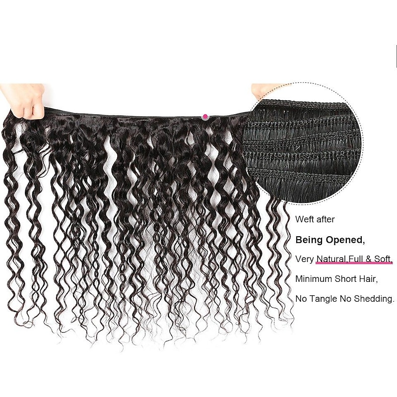 3pcs Water Wave Human Hair Bundles 8-28inch Human Hair Weave Bundles Wigs Brazilian Human Hair Extensions For Women3