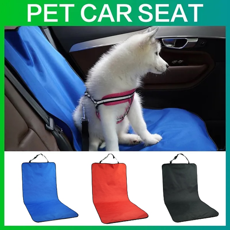 Car Waterproof Back Seat Pet Cover Protector, Rear Safety Travel Accessories for Cats and Dogs, Carrier Car Mat