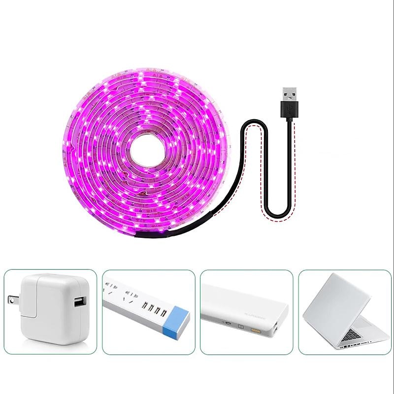 LED Grow Strip Lights USB 5V Full Spectrum Grow Light Succulent Light for Flowers and Seedlings2