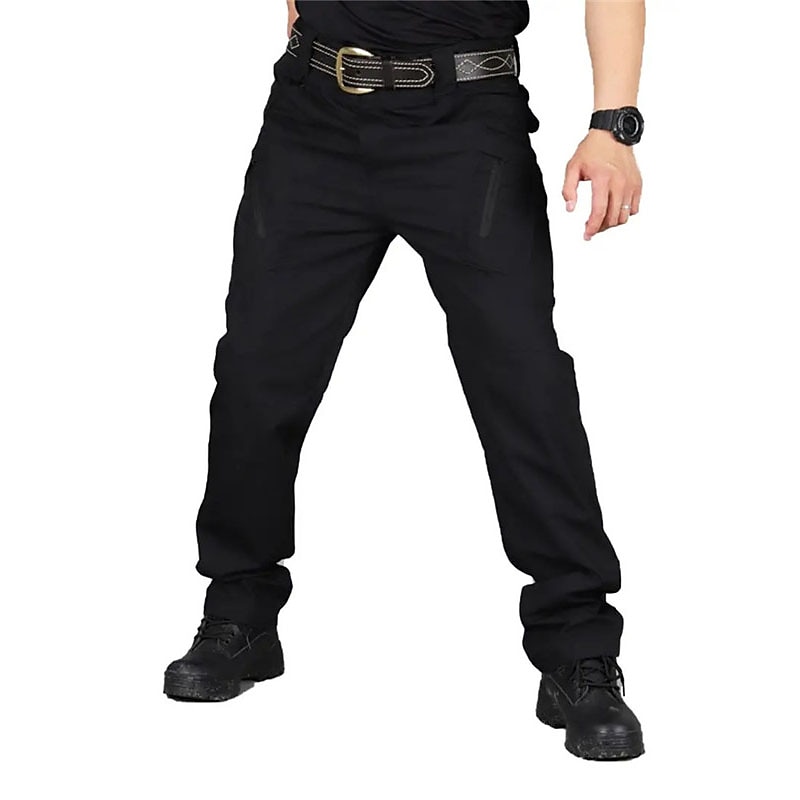 Men's Cargo Pants Tactical Pants Trousers Multi Pocket Plain Wearable Outdoor Casual Daily Cotton Blend Sports Fashion Black Army Green3