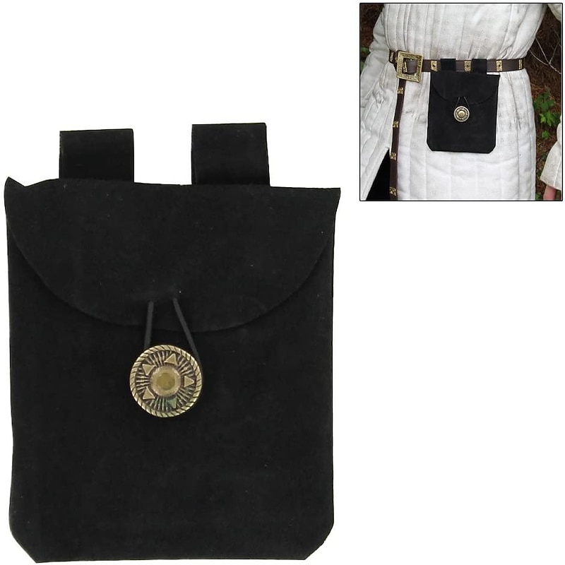 Warrior Viking Retro Vintage Medieval Renaissance Belt Pouch Belt Bag Waist Bag Men's Women's Costume Vintage Cosplay Casual Daily Bag3