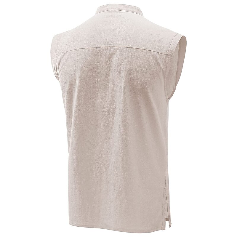 Retro Vintage Medieval Renaissance Blouse / Shirt Headpiece Vest Pirate Knight Ritter Viking Fancy Dress Men's Pirate Masquerade Performance Masquerade Vest Shirt Waist Belt3