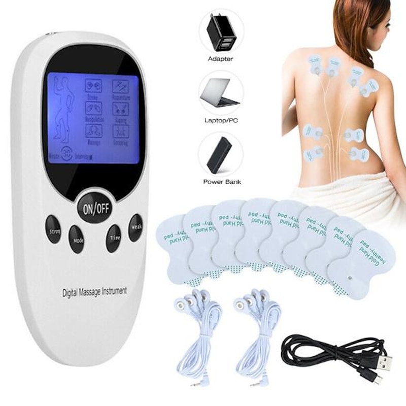 Tens Machine Unit Electrical Massager Pulse Muscle Stimulator