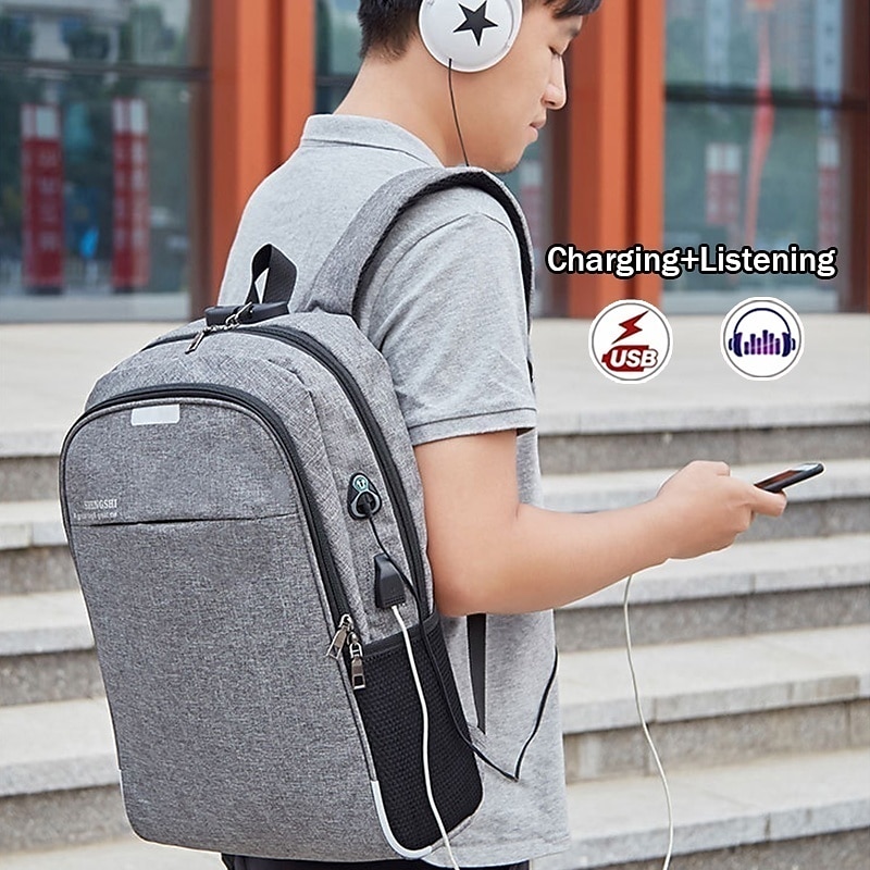 Multifunctional Waterproof USB Charging Business Laptop Backpack Men and Women Travel Anti-theft Backpack School Backpack, Back to School Gift 5