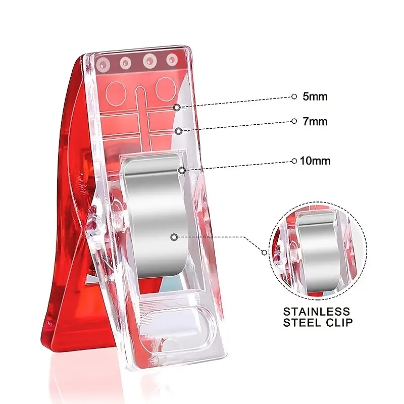 50pcs Sewing Clips  Assorted Volors Fabric Clips Quilting Clips Craft Clips Sewing Supplies For Binding3