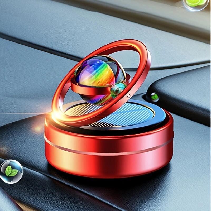 Car Solar Air Freshener Rotatable Air Purifier Aromatherapy Diffuser Car Decoration Accessories For Car Home Interior Fragrance4