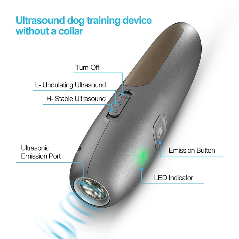 Anti Bark Device Waterproof Ultrasonic Dog Training-Bark Control Device for Small Medium and Large Dogs-Dog Bark Deterrent Devices- Anti Barking Device3