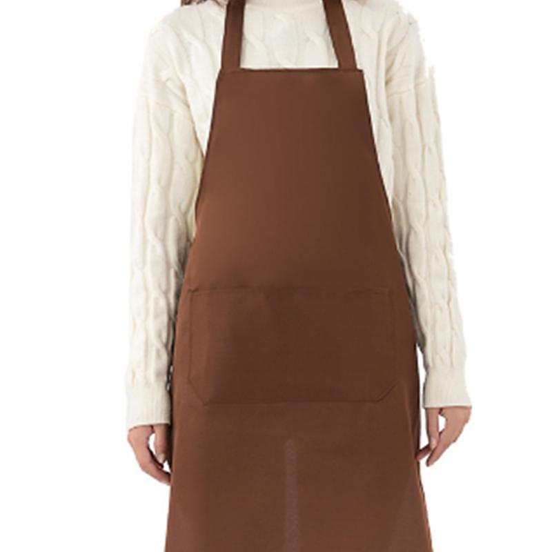 Chef Apron For Women and Men, Kitchen Cooking Apron, Personalised Gardening Apron with Pocket, Cotton Canvas Work Apron Cross Back Heavy Duty Adjustable4