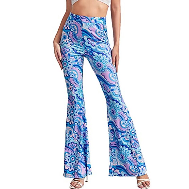 Retro Vintage 1960s 1970s Dude Funk Bell Bottom Pants Hippie Disco Fancy Dress Women's Kings Day Daily Wear Pride Parade Pride Month Adults' Pants4