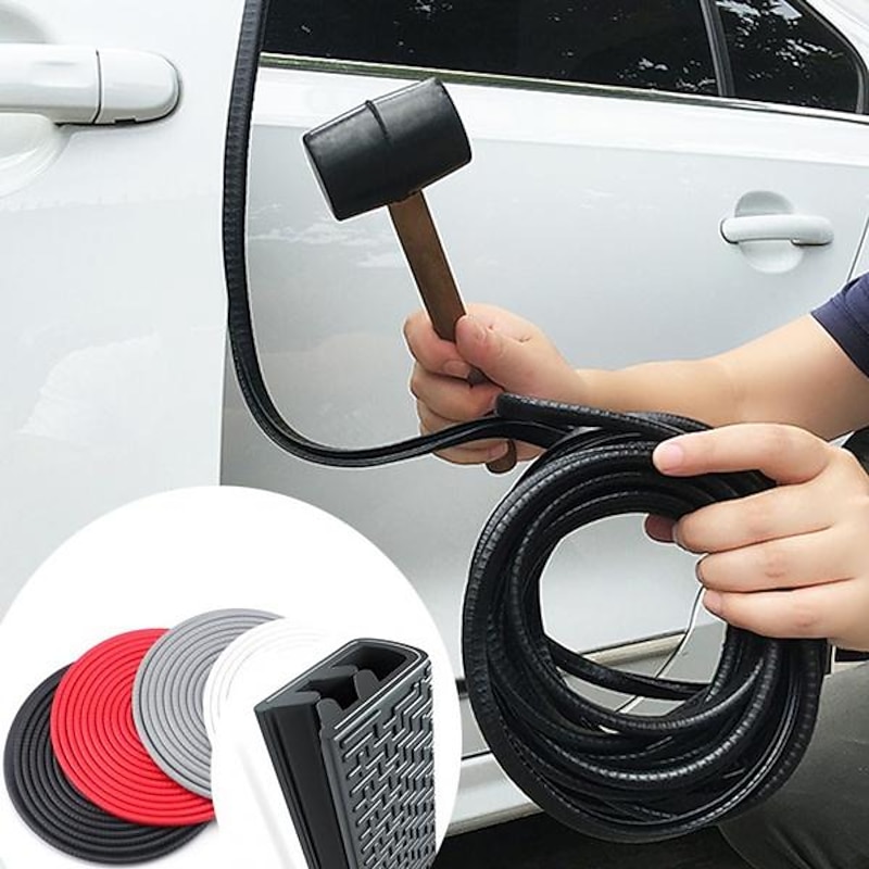 10M Car Door Edge Scratch Protector Strip Guard Trim Auto Door Anti Collision Strip with Steel Car-styling Car Decoration