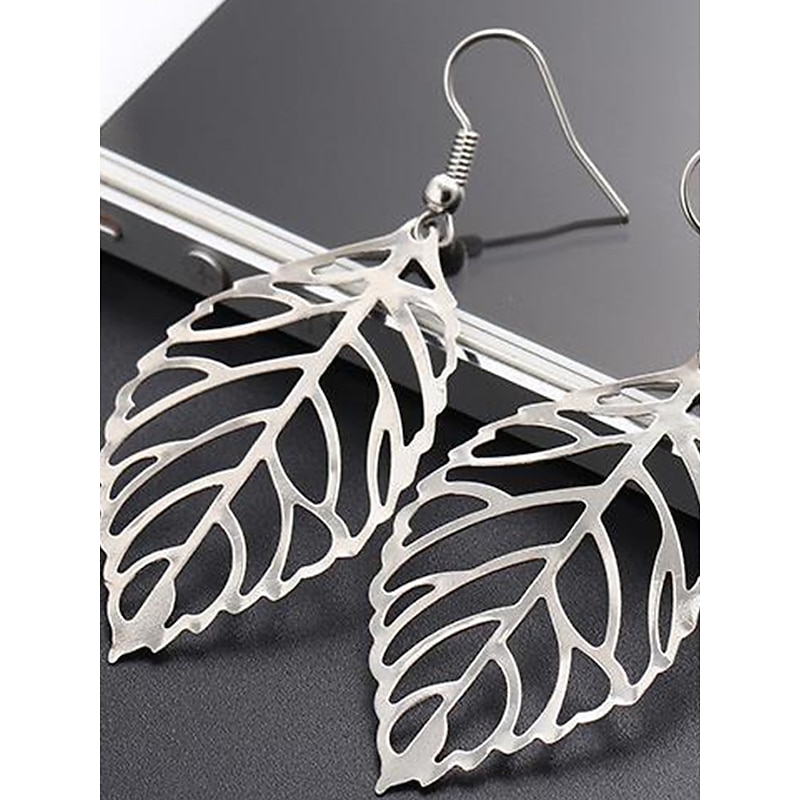 Women's Earrings Fashion Outdoor Leaf Earring3