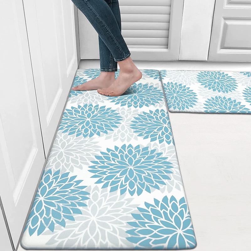 Anti Fatigue Kitchen Rug Non Slip Kitchen Mats Floor Mat Cushioned Area Rugs Waterproof Comfort Standing Mat Runner for Kitchen4