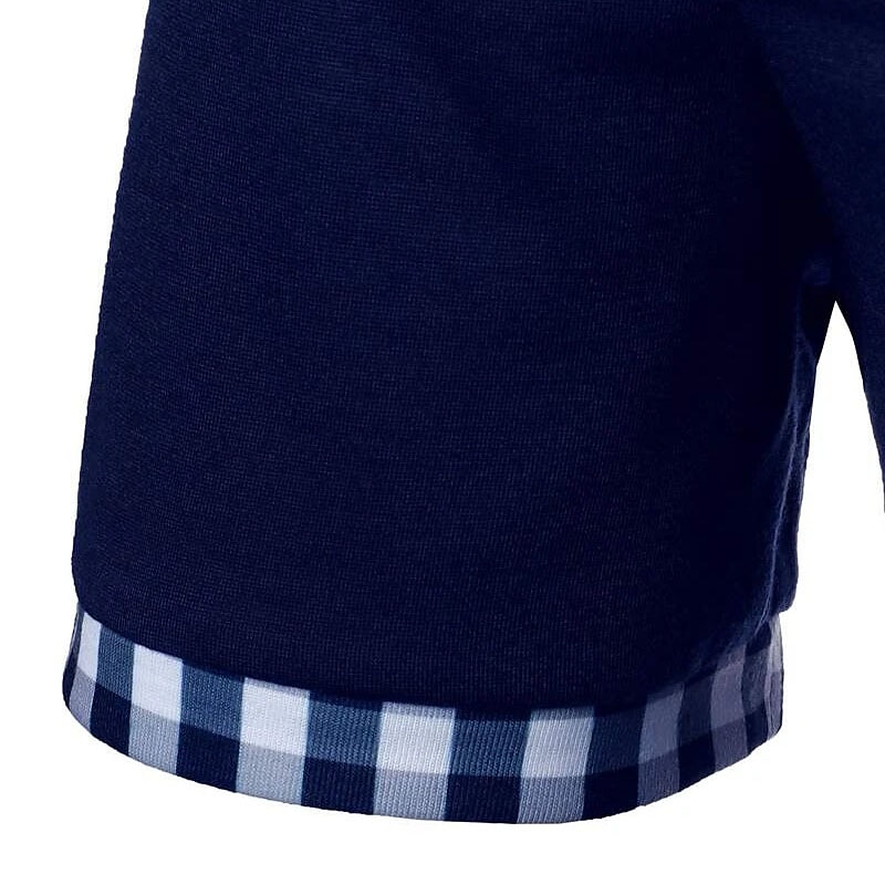 Men's Button Up Polos Golf Shirt Casual Holiday Lapel Short Sleeve Fashion Basic Color Block Classic Summer Regular Fit Ash Wine White Dark navy Button Up Polos3